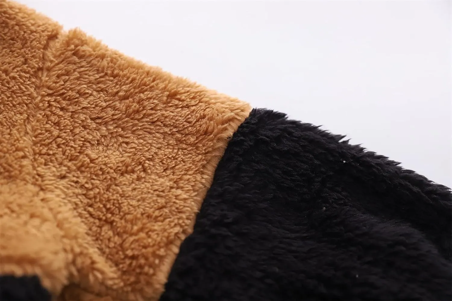 2-12Years Boys Girls Kids Hooded Jacket Fleece Hoodie Winter Warm Solid Color Coat Cute Bear Ear Thick Clothes (Brown-1, 3-4 Years)