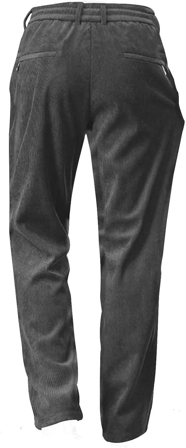2025 Mens Work Casual Solid Color Slim Pocket Pants Solid Color Pants