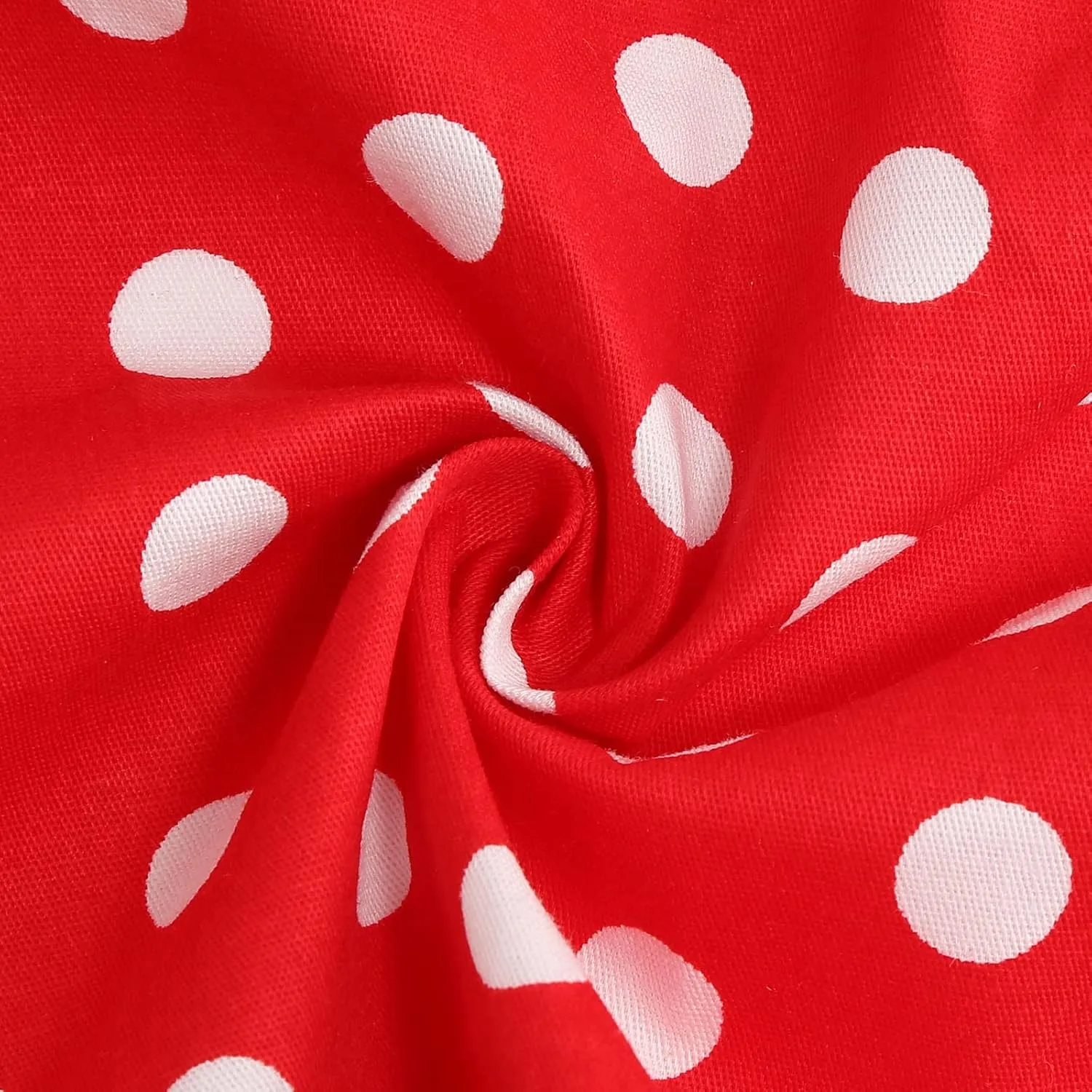 50s Skirts for Kids Polka Dot Swing Skirt Girls Stretch Waist Skater Skirts Vintage A-line Flare Skirts
