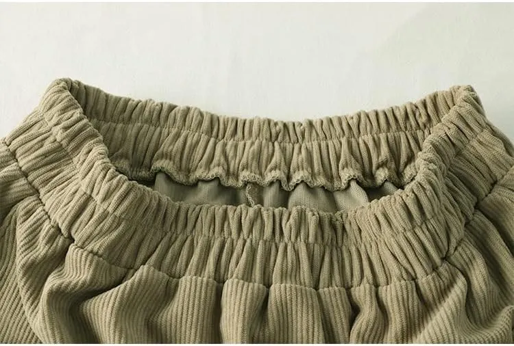 Autumn & Winter Pocket A-Line Skirt, Women's High Waist Midi Long All-Match, Female Casual Pleated Design