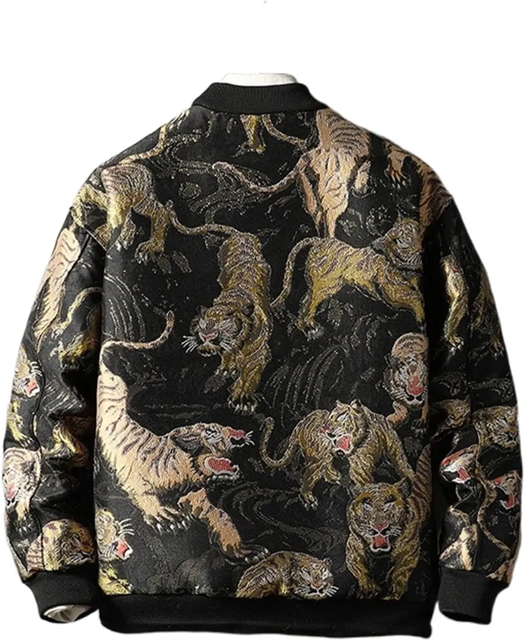 Autumn Chinese Style Jacket - Embroidered Jacket for Young Men's Baseball Jacket
