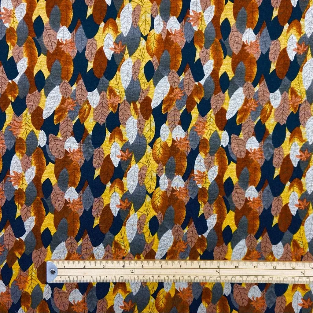 Autumn Forest Digital Modal-Touch Jersey Fabric