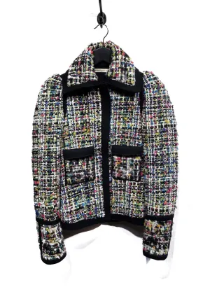 Balenciaga FW07 Runway Multicolour Heavy Tweed Jacket