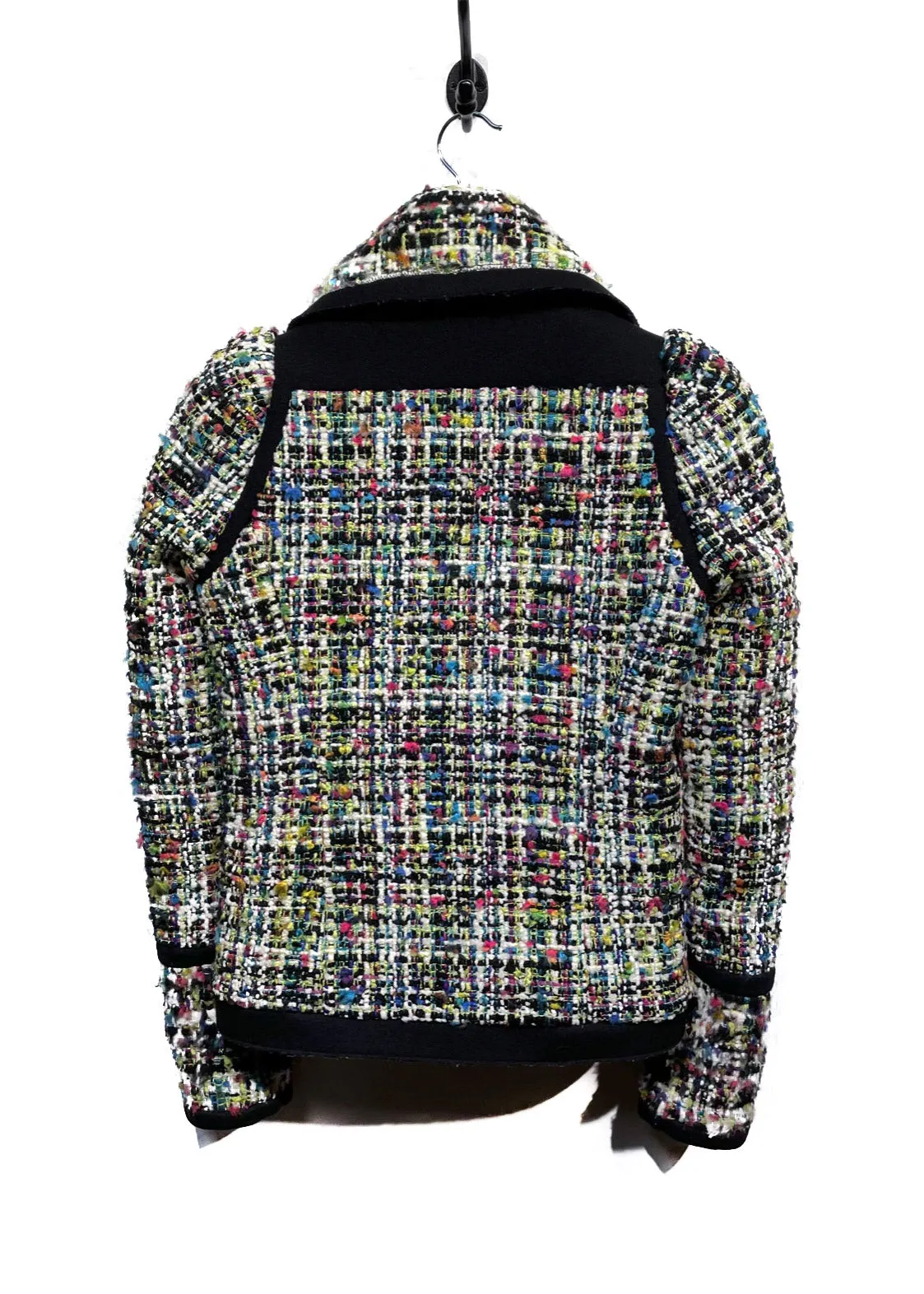 Balenciaga FW07 Runway Multicolour Heavy Tweed Jacket