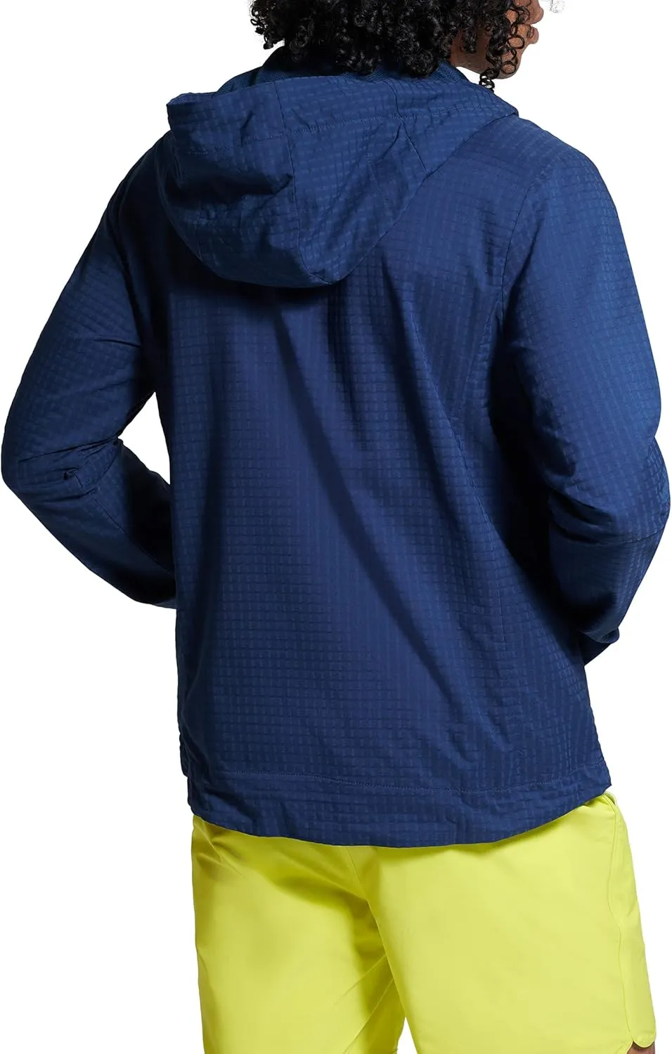 BASS OUTDOOR Mens Zip-Front Windbreaker Jacket with Drawstring Hood