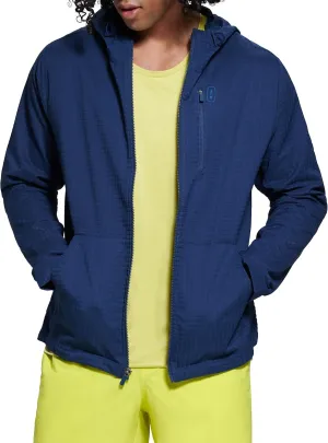 BASS OUTDOOR Mens Zip-Front Windbreaker Jacket with Drawstring Hood