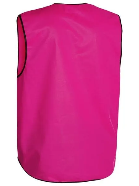 Bisley Hi Vis Ladies Lightweight Vest in Pink (BK0345) Men`s sizes fitting