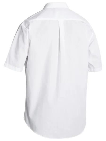 Bisley Permanent Press Shirt - Short Sleeve - White (BS1526)