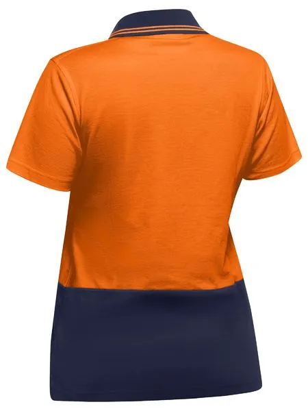 Bisley Womens Hi Vis V-Neck Polo (BKL1234)