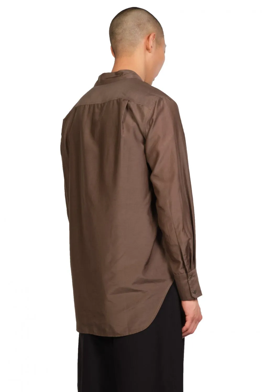 Brown Double Layered Shirt
