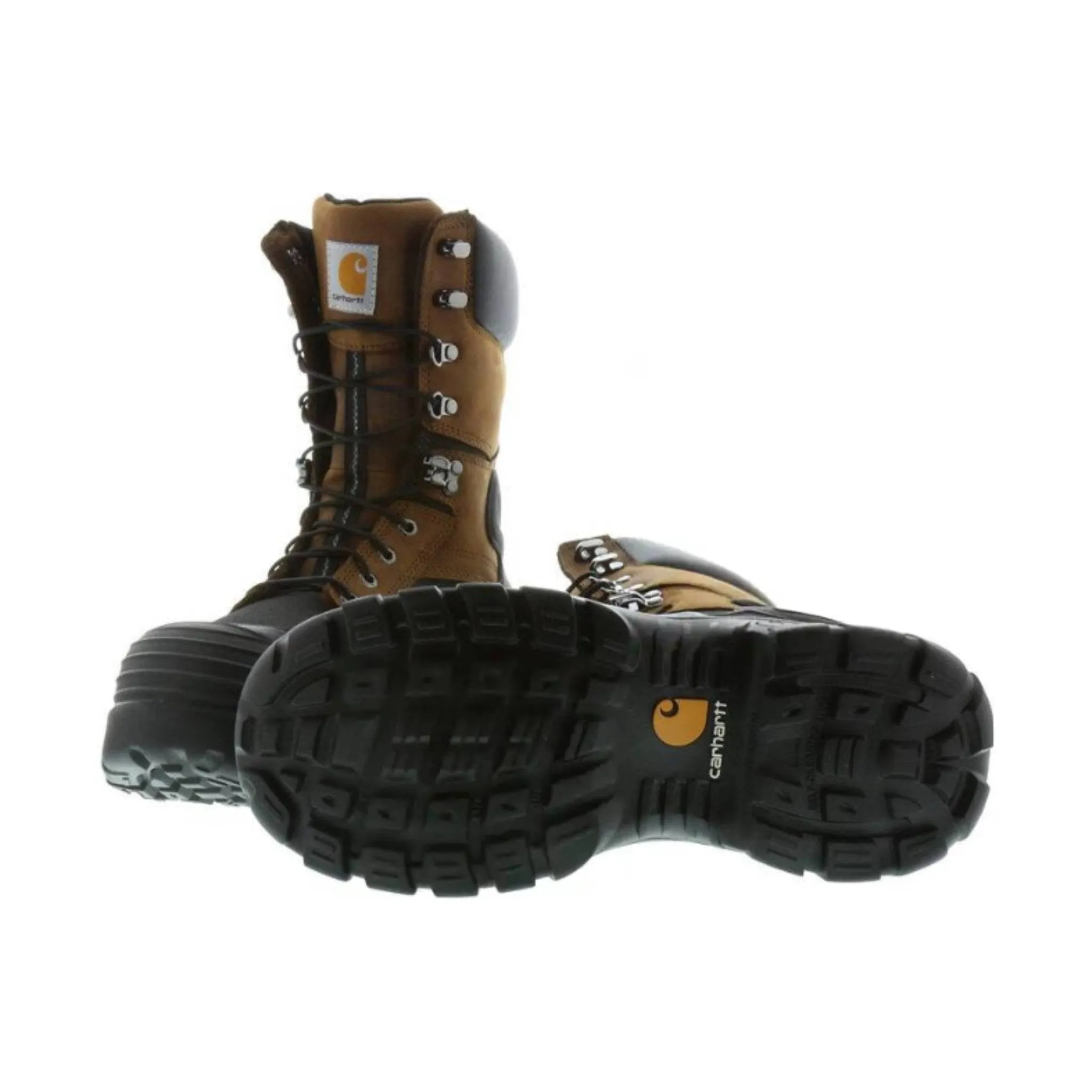 Carhartt Men's Yukon Pac Waterproof Insulated 10 Inch Composite Toe Work Boot - Brown