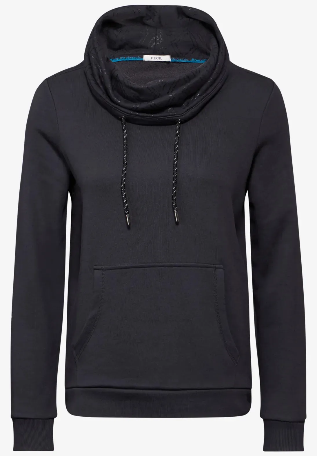 Cecil Print Cowl neck sweatshirt 302958
