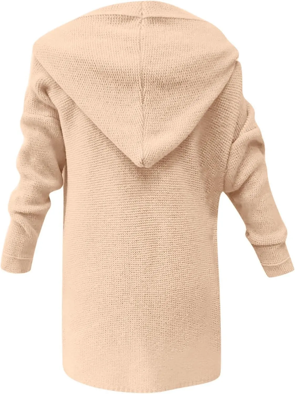 ChicCrate Women's Knit Open Front Cardigan Sweaters 2025 Fall Winter Clothes Long Sleeve Solid Color Jackets Trendy Outwear