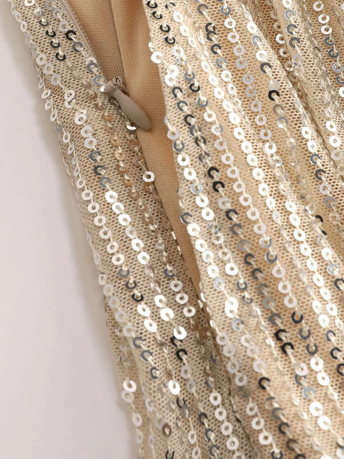CIDER Sequins Mid Waist Straight Leg Trousers
