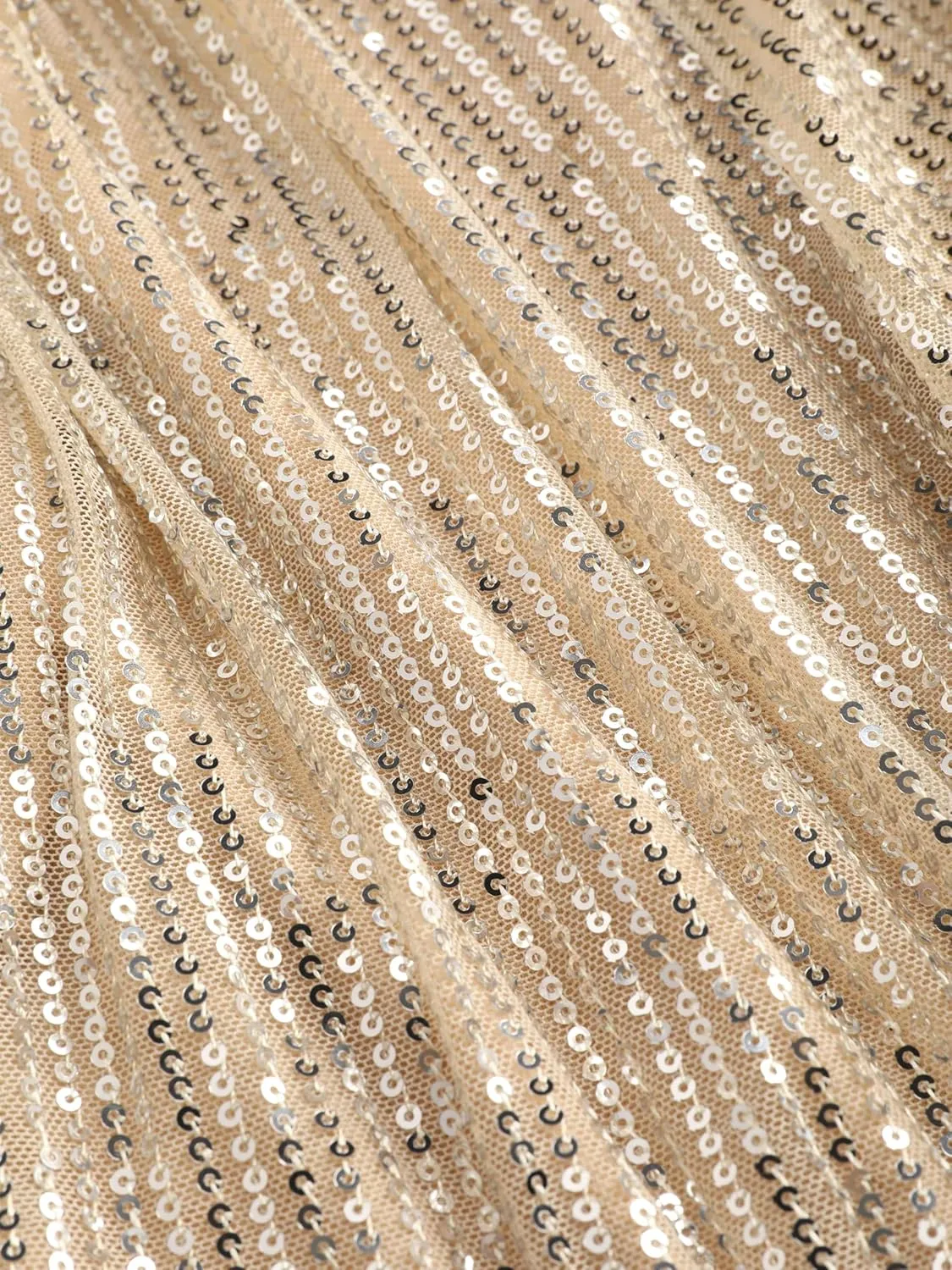 CIDER Sequins Mid Waist Straight Leg Trousers