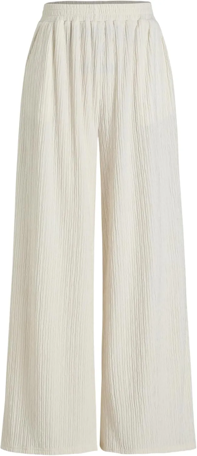 CIDER Texture Wide Leg Trousers