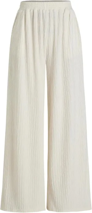 CIDER Texture Wide Leg Trousers
