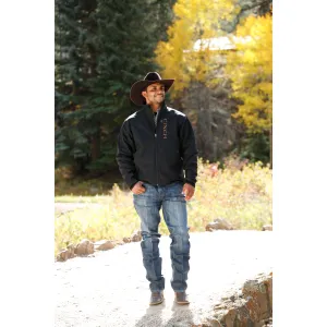 Cinch Men's Black Solid Bonded Jacket