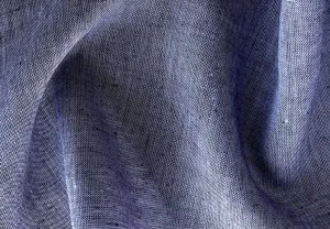 Cross-Woven Heathered Plum & Black Linen (Made in Ireland)