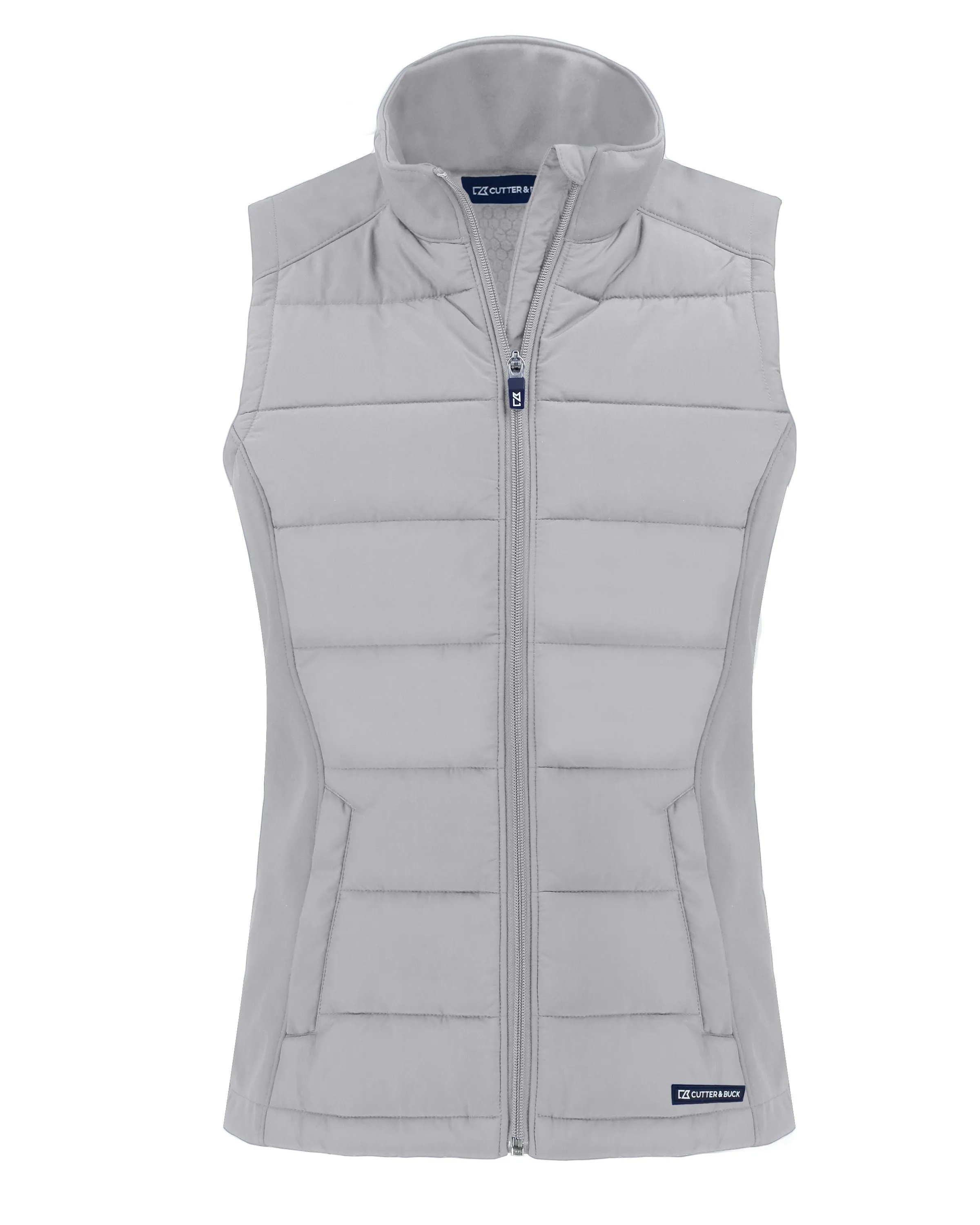 Cutter & Buck Evoke Hybrid Eco Softshell Recycled Ladies Full Zip Vest