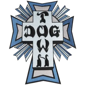 Dogtown Cross Logo Color Patch - Blue - 10.00"