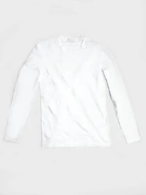 Ermenegildo Zegna Long Sleeve T-Shirt White XXL Undershirt FINAL SALE