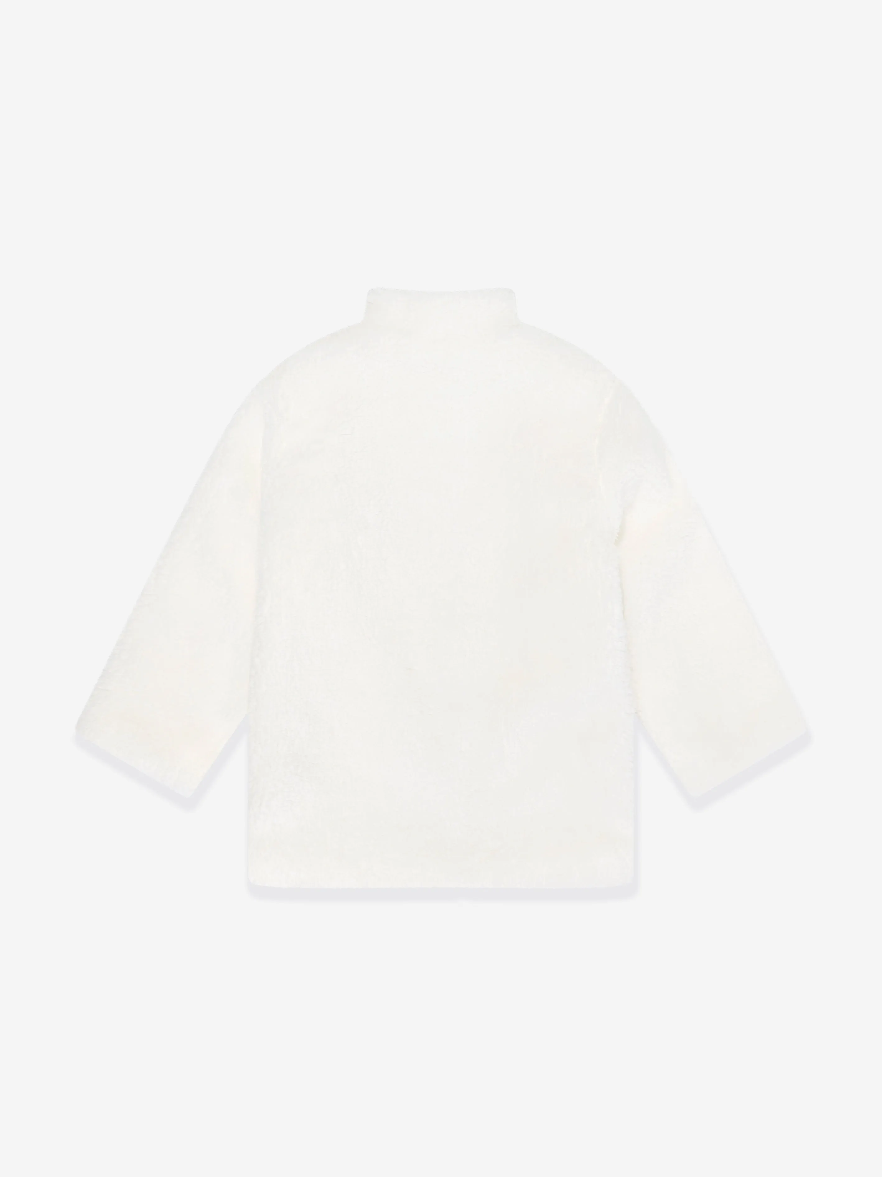 Escada Girls Embroidered Logo Jacket in White