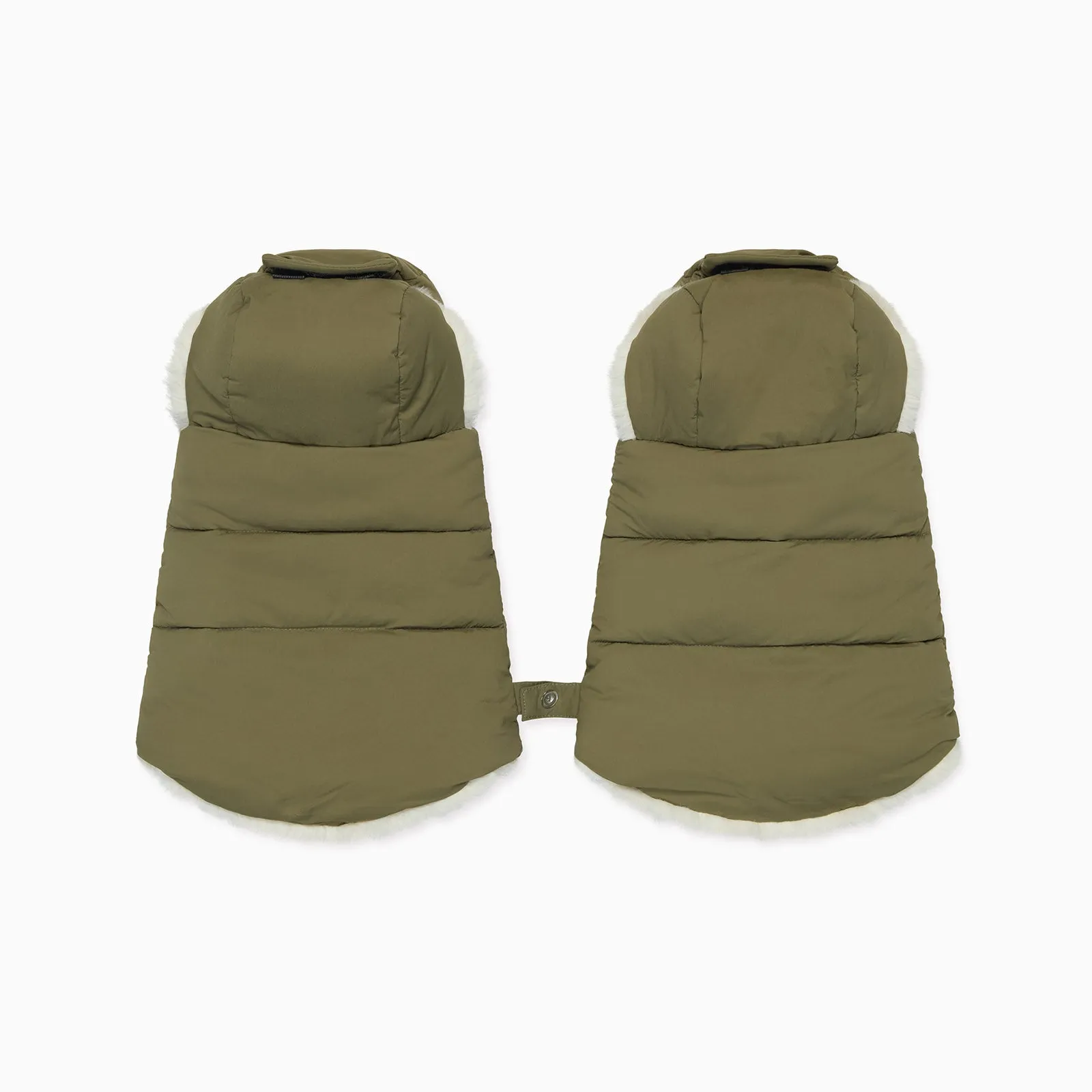 Faux Fur Lined Stroller Mittens