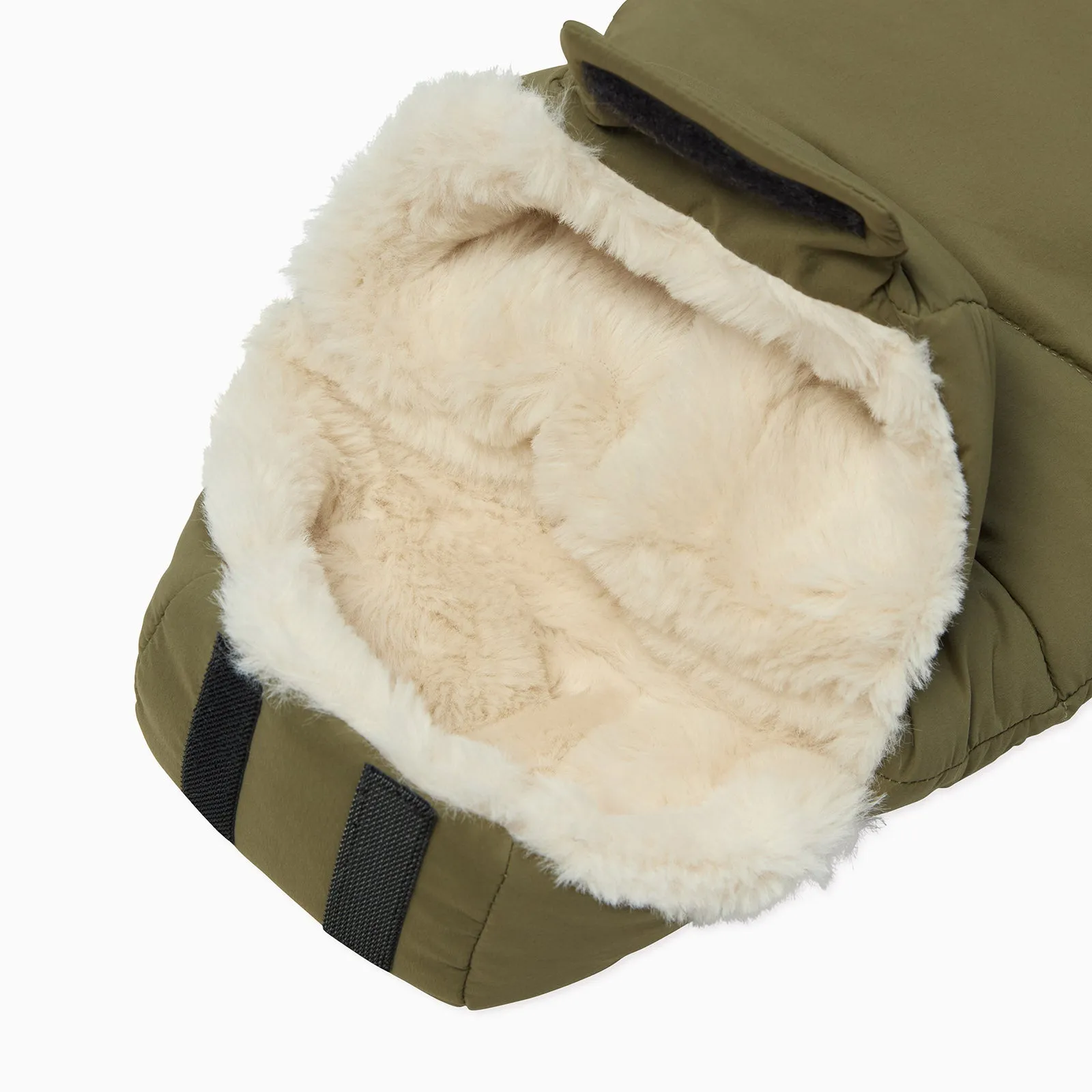 Faux Fur Lined Stroller Mittens