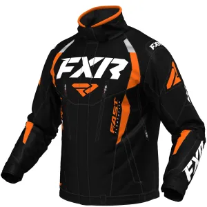 FXR Team FX Snowmobile Jacket Black/Orange