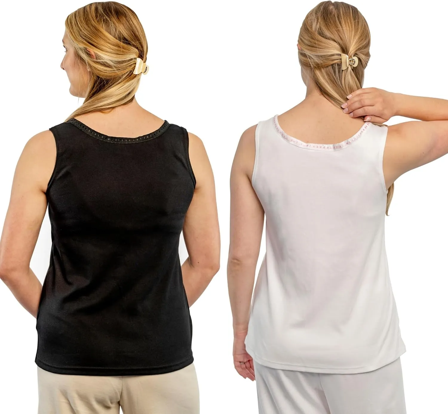 Gentle Touch Post Mastectomy Recovery Camisole Includes Pockets and Breast Forms