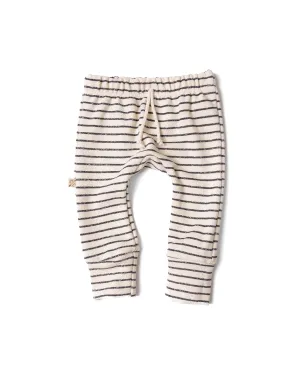 gusset pants CO - natural stripe