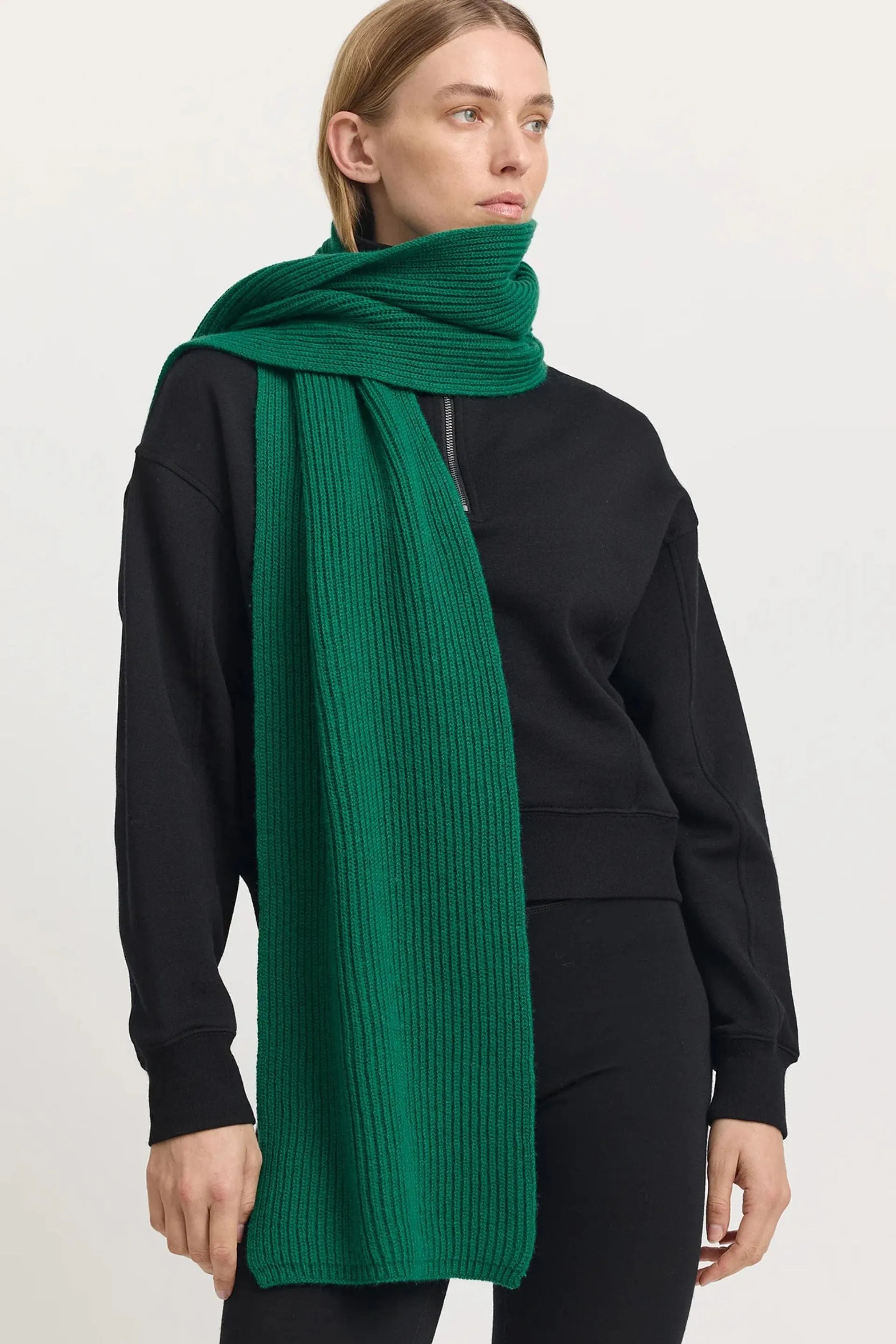 HEAVY GAUGE RIB SCARF - 9055