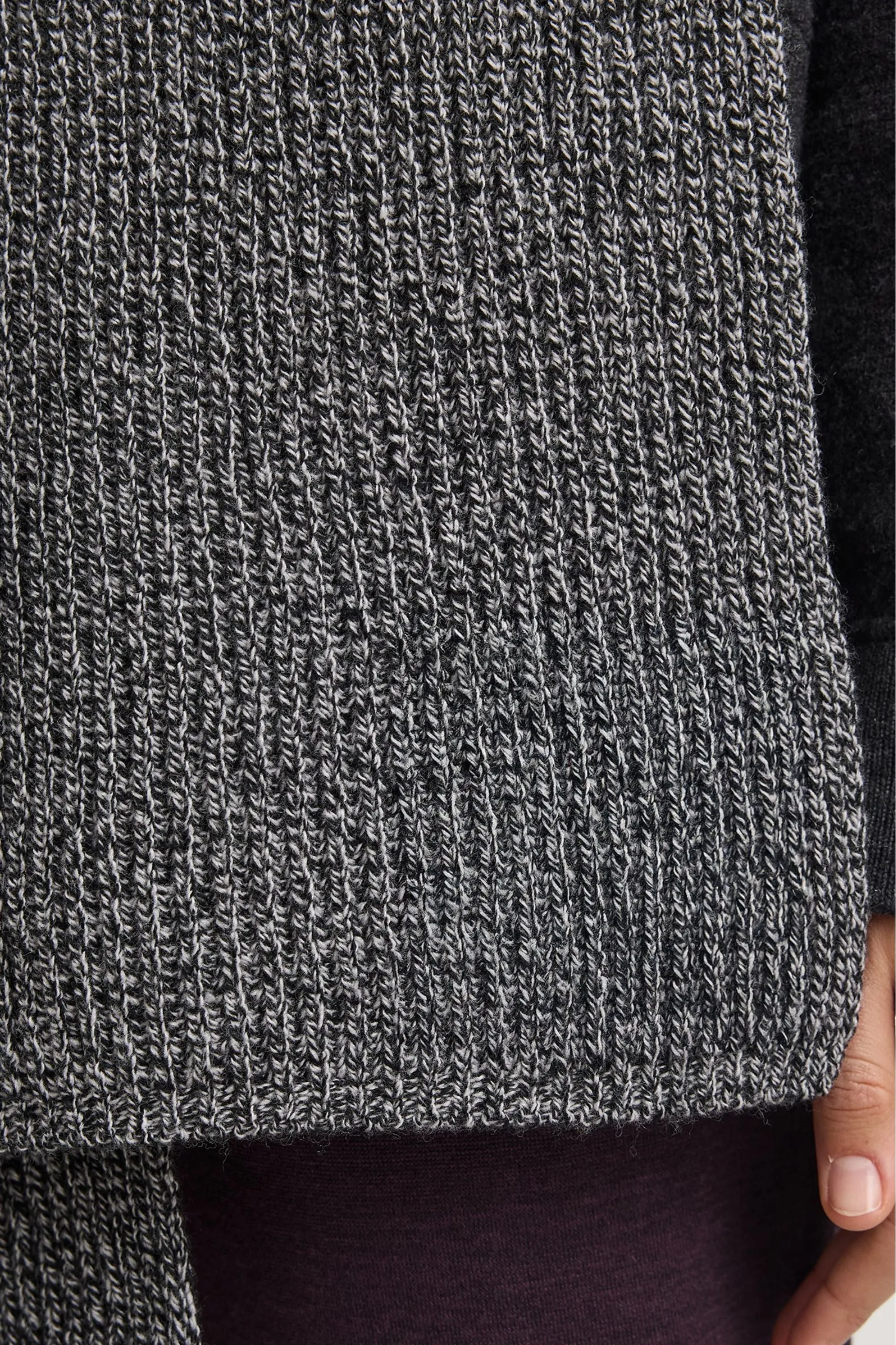HEAVY GAUGE RIB SCARF - 9055
