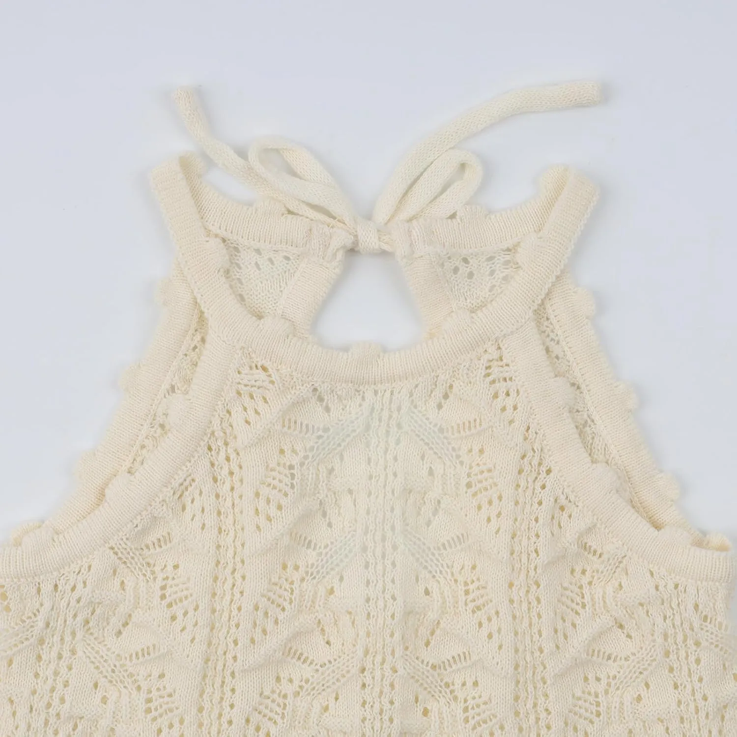HOOLCHEAN Baby Toddler Girls Summer Thin Knitted Camisole Short Top