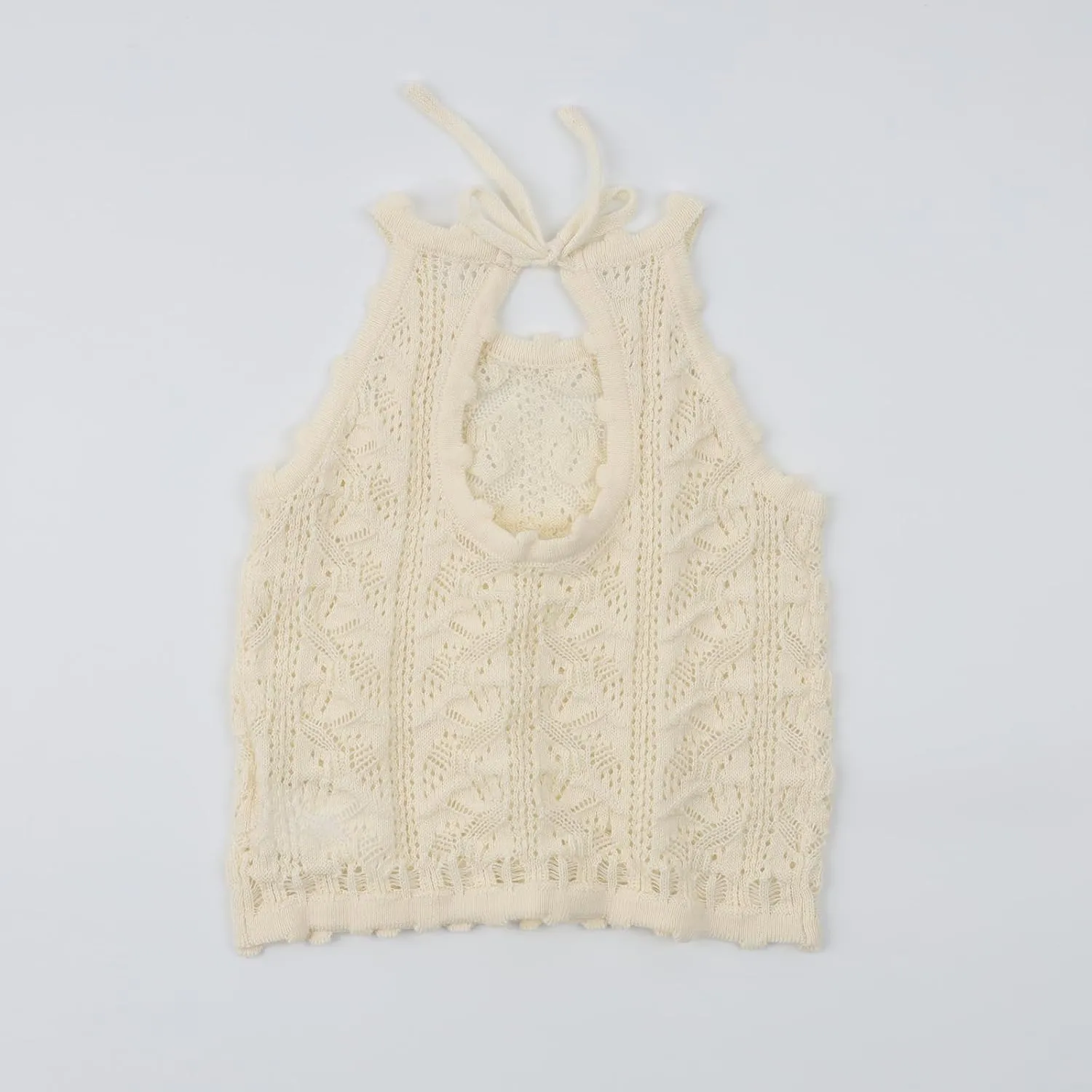HOOLCHEAN Baby Toddler Girls Summer Thin Knitted Camisole Short Top