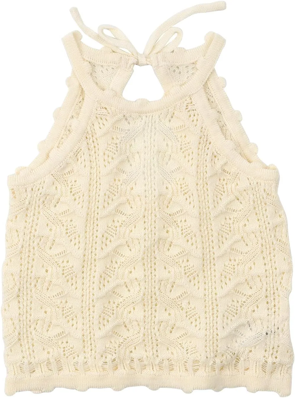 HOOLCHEAN Baby Toddler Girls Summer Thin Knitted Camisole Short Top