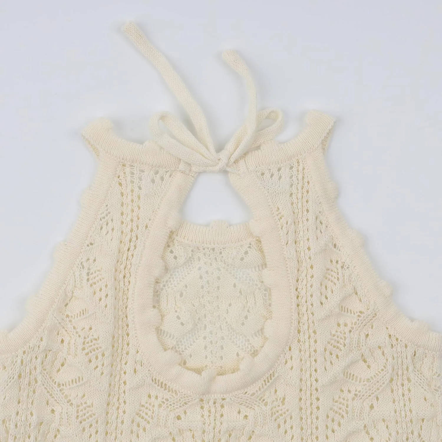 HOOLCHEAN Baby Toddler Girls Summer Thin Knitted Camisole Short Top