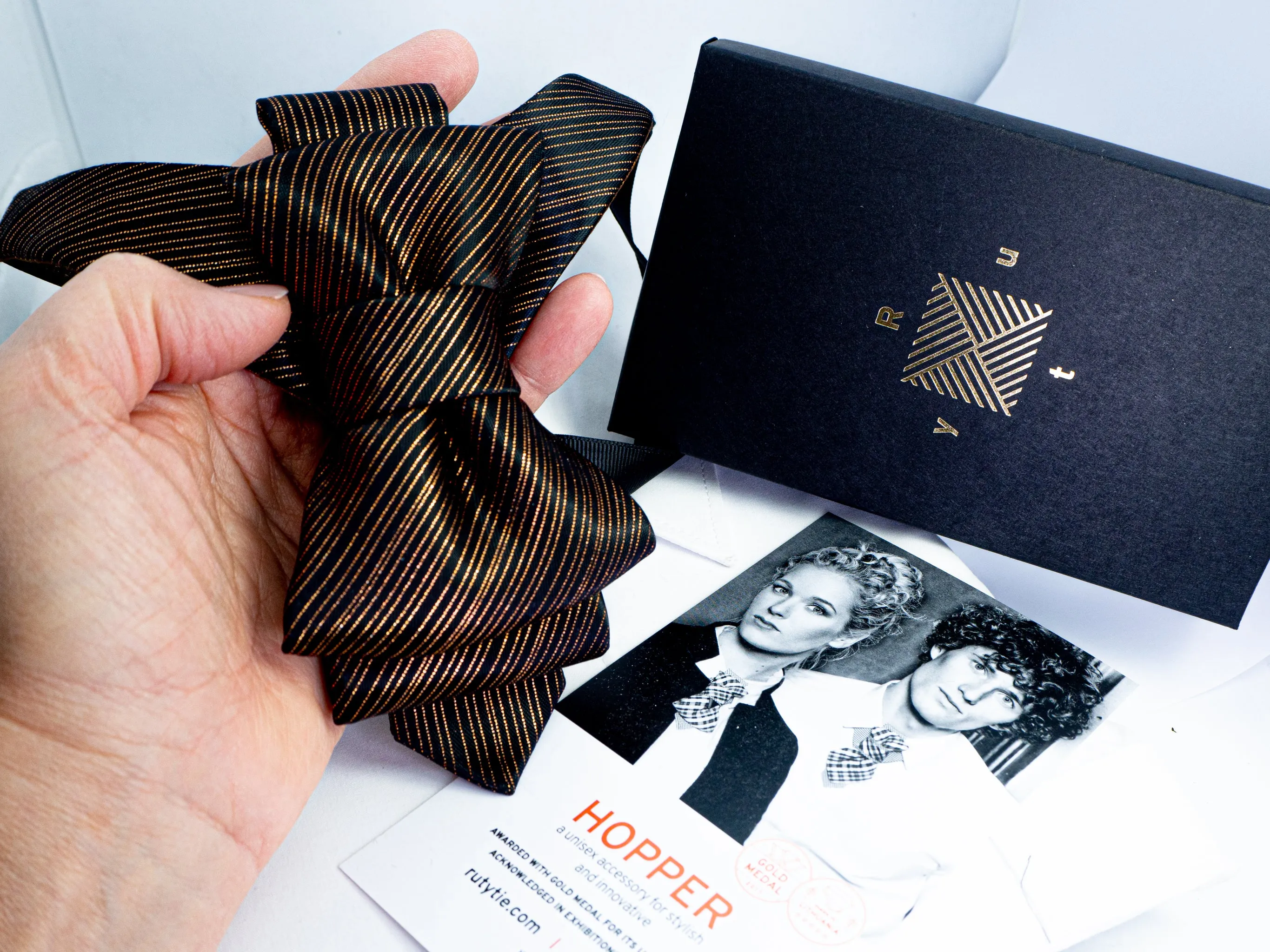 HOPPER TIE "COPPER"