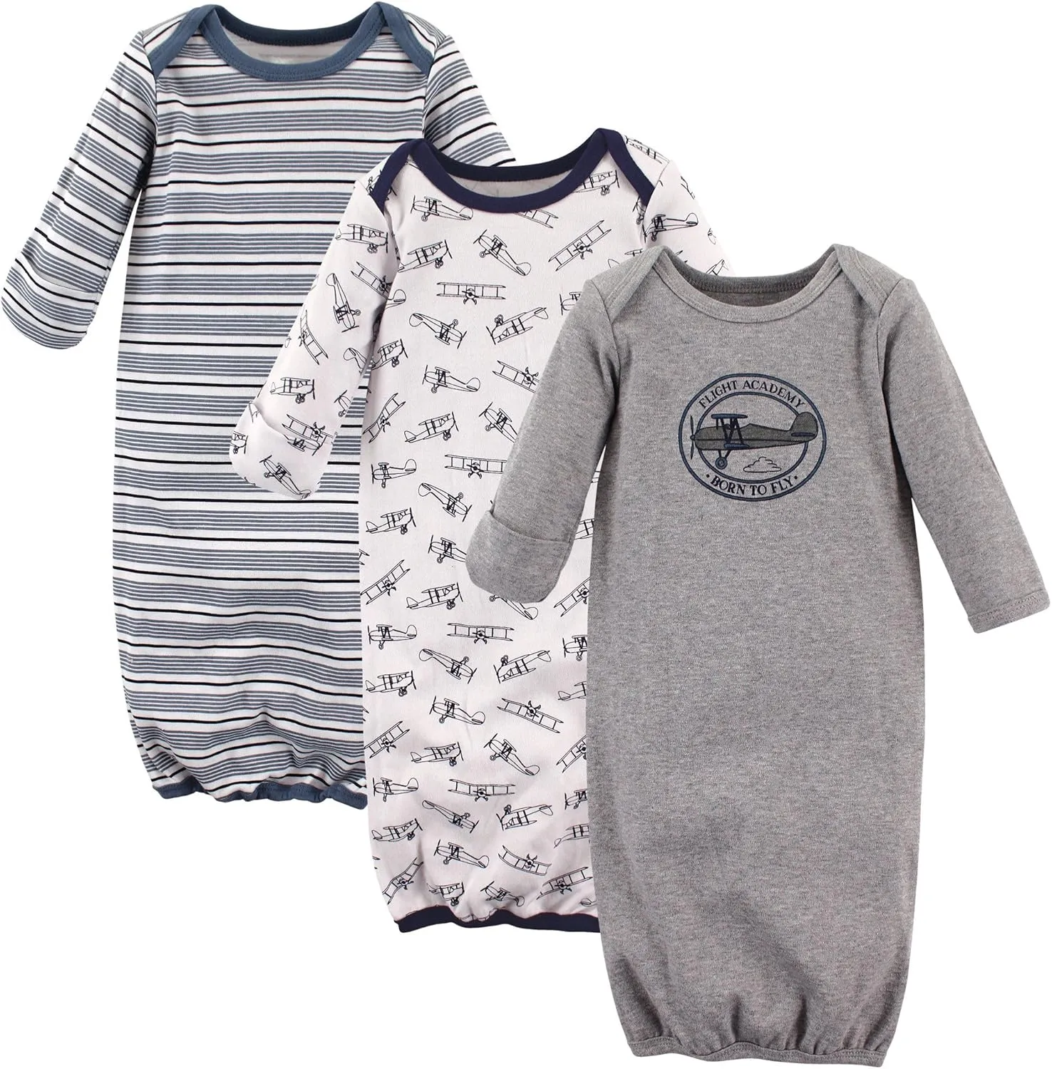 Hudson Baby baby-girls Cotton Gowns