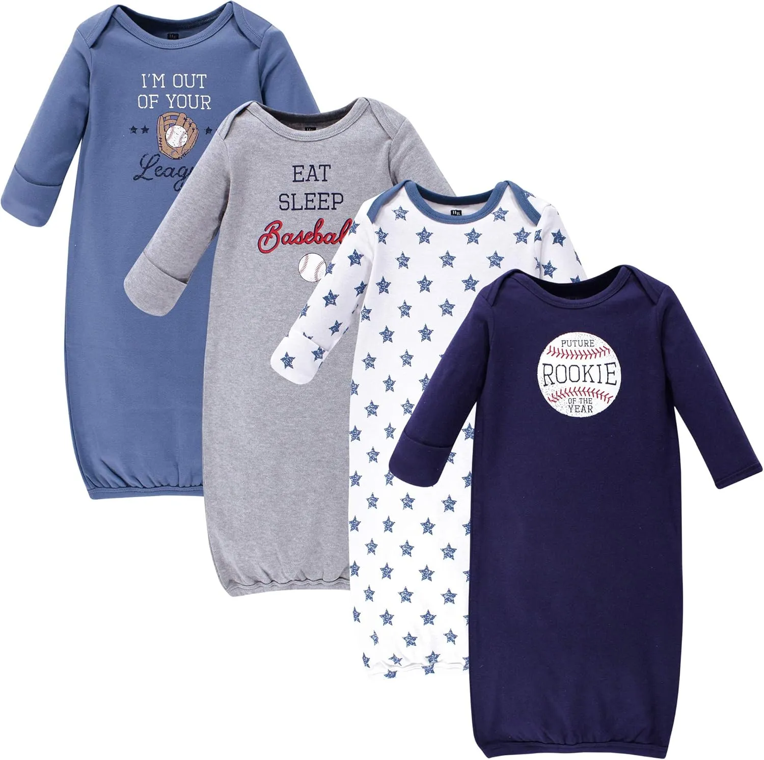 Hudson Baby baby-girls Cotton Gowns