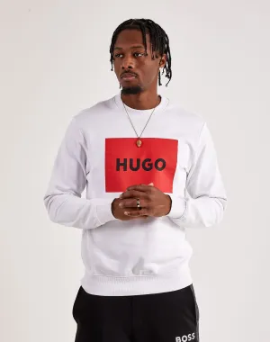 Hugo Box Logo Crewneck Sweatshirt
