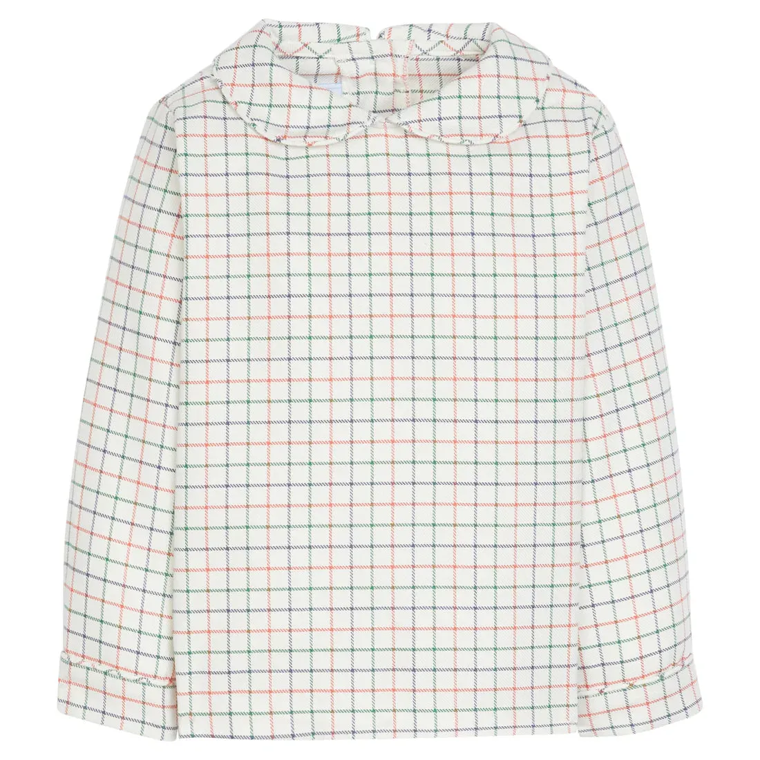 Hunter Tattersall Peter Pan Shirt- 6m