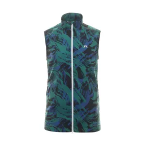 J.Lindeberg Golf Ash Light Print Packable Vest FW23