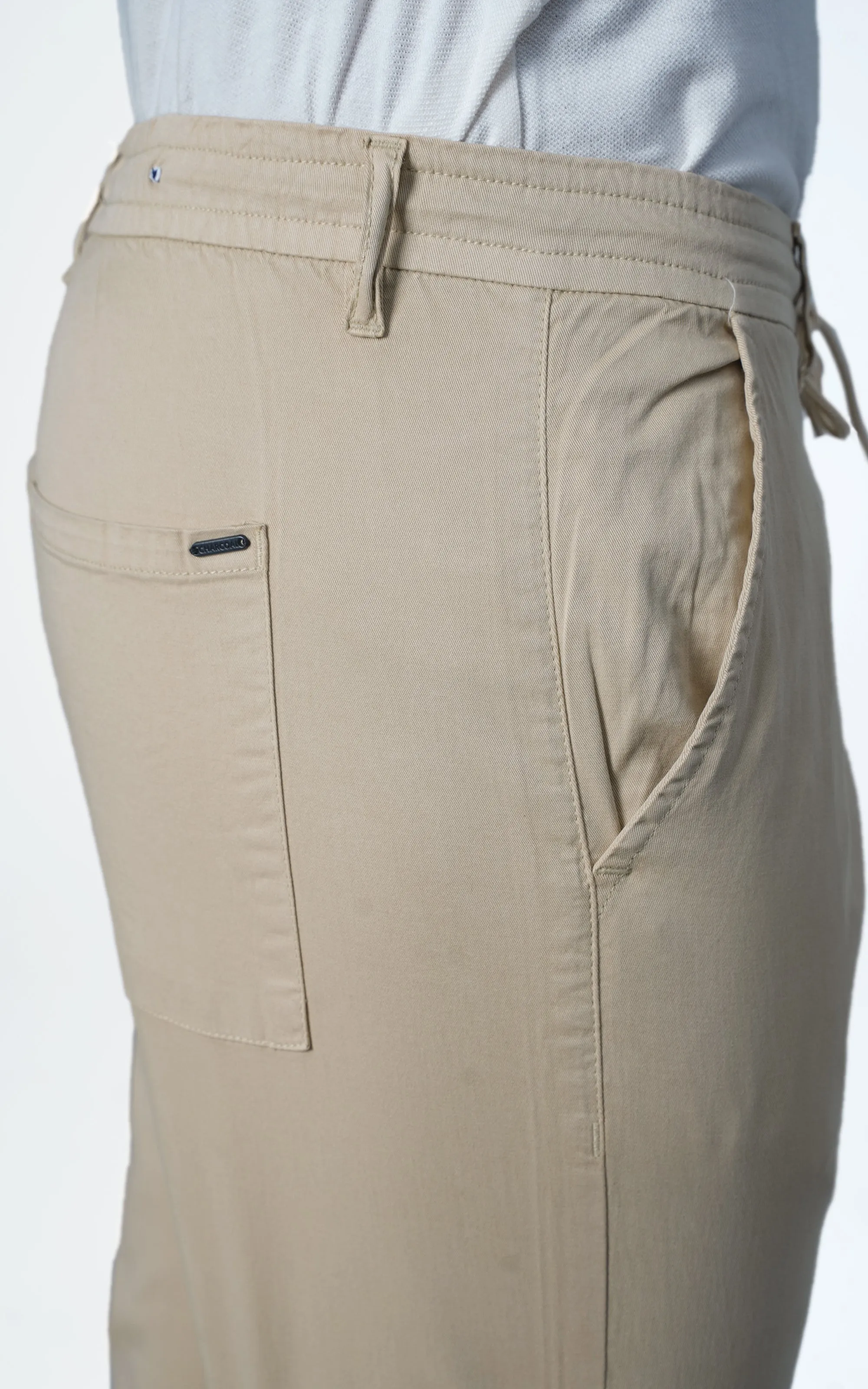 JOGGER WAIST TROUSER BIEGE