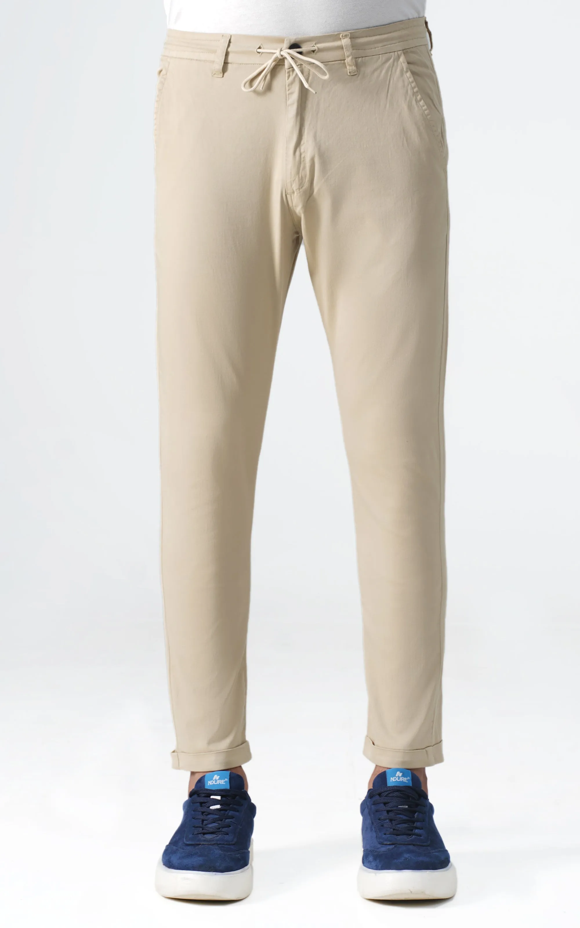 JOGGER WAIST TROUSER BIEGE