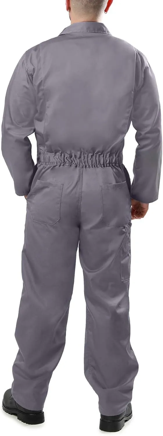 Kolossus Coveralls for Men Long Sleeve Cotton Blend Work Jumpsuit