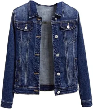 Ladies' American Denim Jacket Casual Outerwear