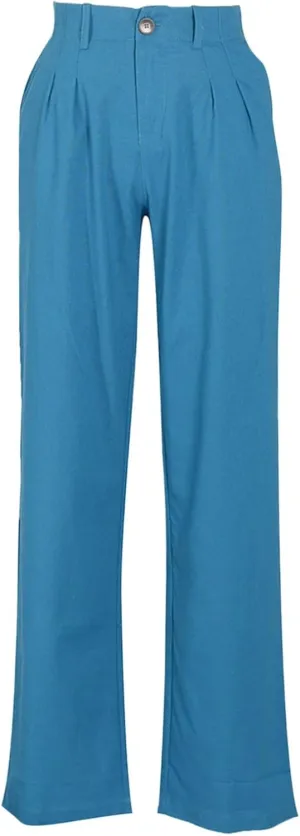 Linen Pants for Women Tall Summer Plus Size Linen Palazzo Pants High Rise Flowy Casual Beach Pants with Pockets