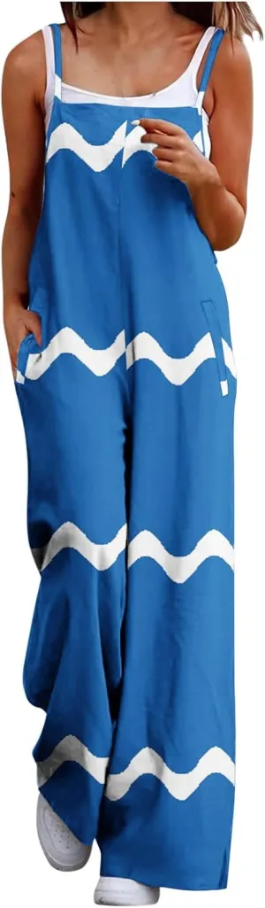 Loose Fit Trousers Pants for Juniors Summer Fall Flare Wide Leg Coveralls Trousers Pants Catsuit Women 2025